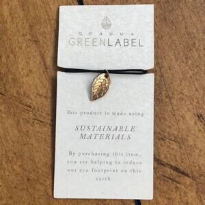 4 for $20 Quagga Green Label Black and Gold Leaf Bracelet